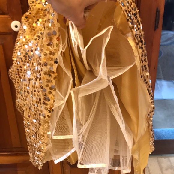 Gold sequin cocktail dress - Picture 5 of 5